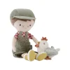 Online Muñeco Blandito Jim Granjero con Gallina Niños Juguetes Para Niños De Un Año|Juguetes Para Niños De 18 Meses