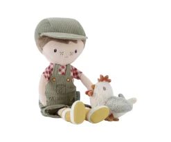 Online Muñeco Blandito Jim Granjero con Gallina Niños Juguetes Para Niños De Un Año|Juguetes Para Niños De 18 Meses