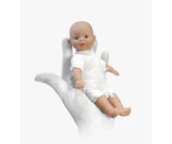 Muñecos^Minikane Muñeco Minis Téo con Capazo Vichy Azul