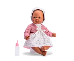 Muñecos^Así Muñeco Oli con Vestido Estrellas y Chaqueta Rosa