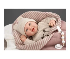 Hot Muñeco Reborn Lain con Saco 45 cm Niños Juguetes Niños 8 Años|Juguetes Niños + 10 Años