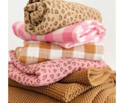 Muselinas Bebé^Rose in April Muselina Bianca Vichy Rose Fluo Talla L