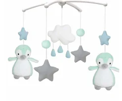 Móvil de Cuna Musical Pingüino Niños Juguetes Para Recién Nacidos|Juguetes Más Recomendados