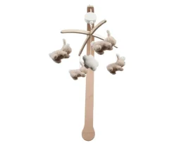 Juguetes Para Recién Nacidos^Little Dutch Móvil Musical Madera Baby Bunny
