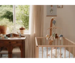 Juguetes Para Recién Nacidos^Little Dutch Móvil Musical Madera Forest Friends FSC