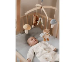 Juguetes Para Recién Nacidos^Little Dutch Móvil Musical Madera Forest Friends FSC