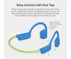 Best My First Headphones AirWaves Blue Niños Juguetes Niños 7 Años|Juguetes Niños + 10 Años