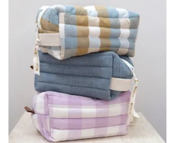 Neceseres^Fabelab Neceser Acolchado Lilac Checks