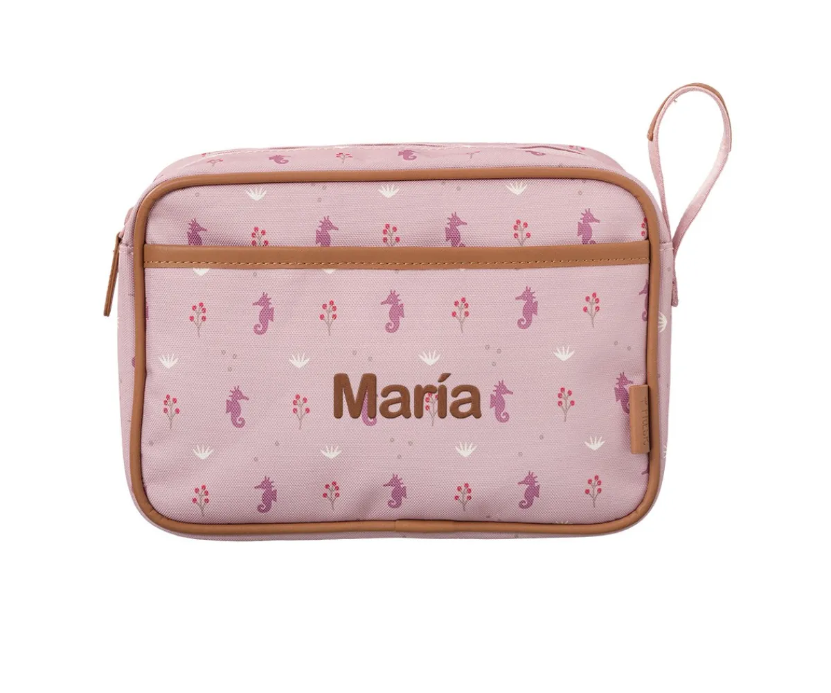 Neceseres^Fresk Neceser de Viaje Impermeable Caballito de Mar Personalizable