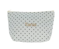 Neceseres Bebé Personalizados^Cristina de Jos'h Neceser Infantil Mini Star Grey Personalizable