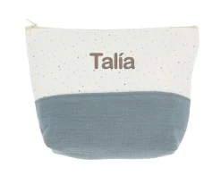 Online Neceser Infantil Rainbow Dots Azul Personalizable Niños Neceseres Bebé Personalizados|Neceseres