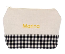 Neceser Infantil Vichy Negro Personalizable Niños Neceseres|Neceseres Bebé Personalizados