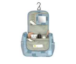 Neceseres^Lassig Neceser Mini Adventure Pattern Party Blue / Green