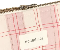 Neceseres^Nobodinoz Neceser Stories Powder Red Checks