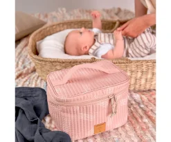 Neceseres^Lassig Neceser Universo Stripes Rose