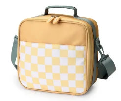 Bolsas Térmicas^Monnëka Nevera Rígida Stripes Yellow Chess Personalizable