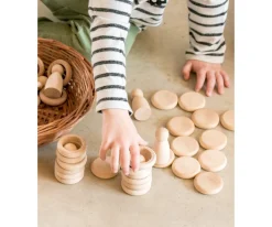 Sale Nins con Anillas y Monedas Natural Niños Juguetes Para Niños De Un Año|Juguetes Niños 4 Años