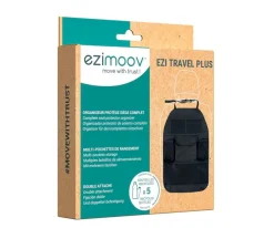 Accesorios De Viaje^Ezimoov Organizador-Protector de Asiento Coche Plus