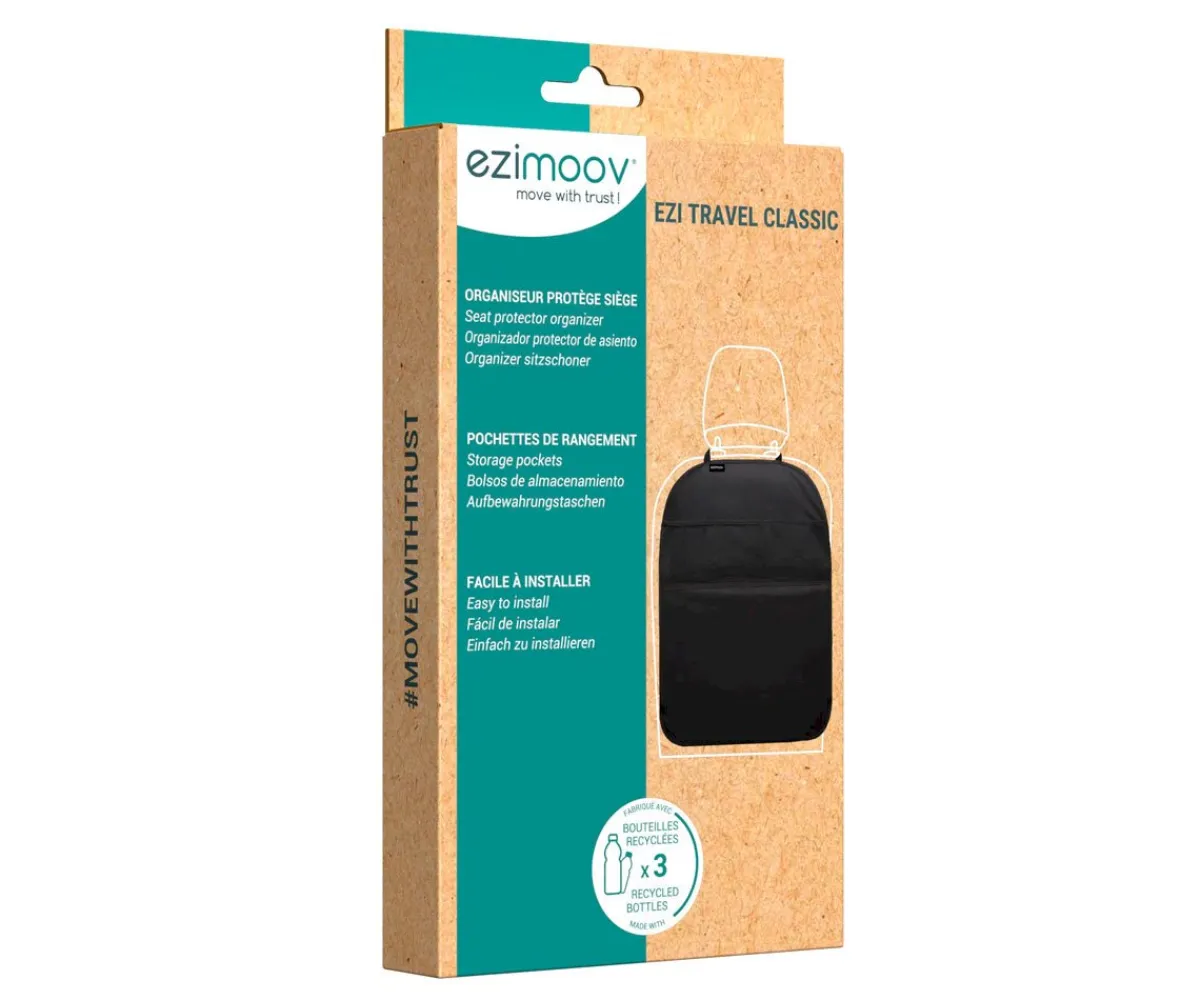 Accesorios De Viaje^Ezimoov Organizador-Protector de Asiento de Coche