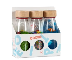 Pack 3 Botellas Sensoriales Eco Niños Juguetes Bebé 6 Meses|Juguetes Para Recién Nacidos