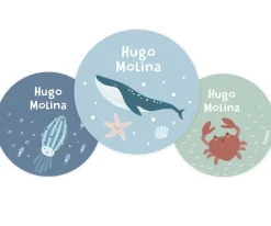 Discount Pack 3 chapas Personalizadas Ocean Colecciones Vuelta Al Cole|Chapas Personalizadas