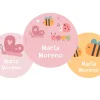 Colecciones Vuelta Al Cole^Tutete Pack 3 chapas Personalizadas Bugs