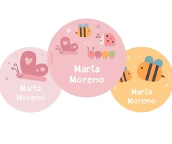 Colecciones Vuelta Al Cole^Tutete Pack 3 chapas Personalizadas Bugs