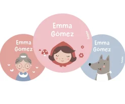 New Pack 3 Chapas Personalizadas Little Red Chapas Personalizadas|Colecciones Vuelta Al Cole