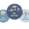 Colecciones Vuelta Al Cole^Tutete Pack 3 chapas Personalizadas The Martians