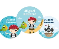 Chapas Personalizadas^Tutete Pack 3 chapas Personalizadas Pirata