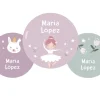 Colecciones Vuelta Al Cole^Tutete Pack 3 chapas Personalizadas Ballet