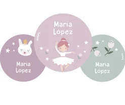 Colecciones Vuelta Al Cole^Tutete Pack 3 chapas Personalizadas Ballet