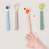 Cubiertos Infantiles^Done by Deer Pack 3 Cucharas para Bebé Fácil Agarre Foodie Powder