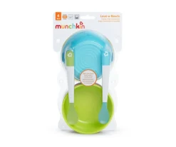 Vajilla Infantil^Munchkin Pack 4 Cuencos Pastel con Tapas y Cucharas Love-a-Bowl