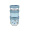 Hot Pack 3 Dispensadores de Comida Apilable Mio Forest Friends Comer Al Aire Libre|Cajas De Almuerzo