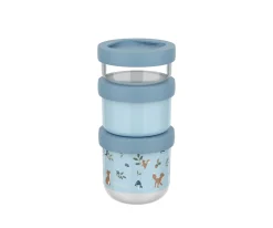 Hot Pack 3 Dispensadores de Comida Apilable Mio Forest Friends Comer Al Aire Libre|Cajas De Almuerzo