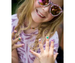 Pintura De Uñas, Brillos Y Tattoos^Namaki Pack 3 Esmaltes de Uñas al Agua Aurora Boreal + Lima