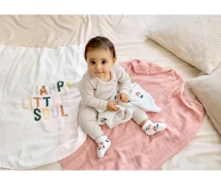 Muselinas Bebé^Lassig Pack 3 Muselinas Happy Fruits Cherry 80 cm