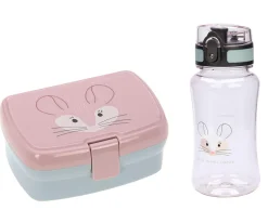 Hot Pack Almuerzo Chinchilla + 7 Pegatinas Deep Blue Regalo Personalizables Cajas De Almuerzo|Fiambreras Infantiles