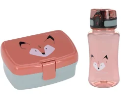 Best Pack Almuerzo Foxd + 7 Pegatinas Deep Blue Regalo Personalizables Fiambreras Infantiles|Cajas De Almuerzo