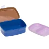 New Pack Almuerzo Happy Smile Caramel/Blue Fiambreras Infantiles|Cajas De Almuerzo