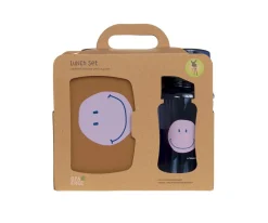 New Pack Almuerzo Happy Smile Caramel/Blue Fiambreras Infantiles|Cajas De Almuerzo