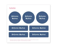 Discount Pack Almuerzo Lion + 7 Pegatinas Blue Regalo Personalizables Fiambreras Infantiles|Cajas De Almuerzo