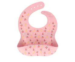 Vajilla Infantil^Tutete Pack Baby Meal Babero Silicona Fruits + Bol Silicona y Cuchara Acero Sun