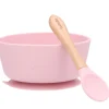 Vajilla Infantil^Tutete Pack Baby Meal Babero Silicona Magical Unicorn + Bol Silicona y Cuchara Pink