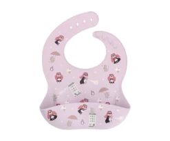 Vajilla Infantil^Tutete Pack Baby Meal Babero Silicona Fantastic Girl + Bol Silicona y Cuchara Lilac