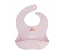Vajilla Infantil^Tutete Pack Baby Meal Babero Silicona Ballet + Bol Silicona y Cuchara Lilac