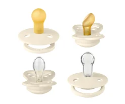 Chupetes Con Diseños^BIBS Pack Chupetes BIB Try-It Ivory