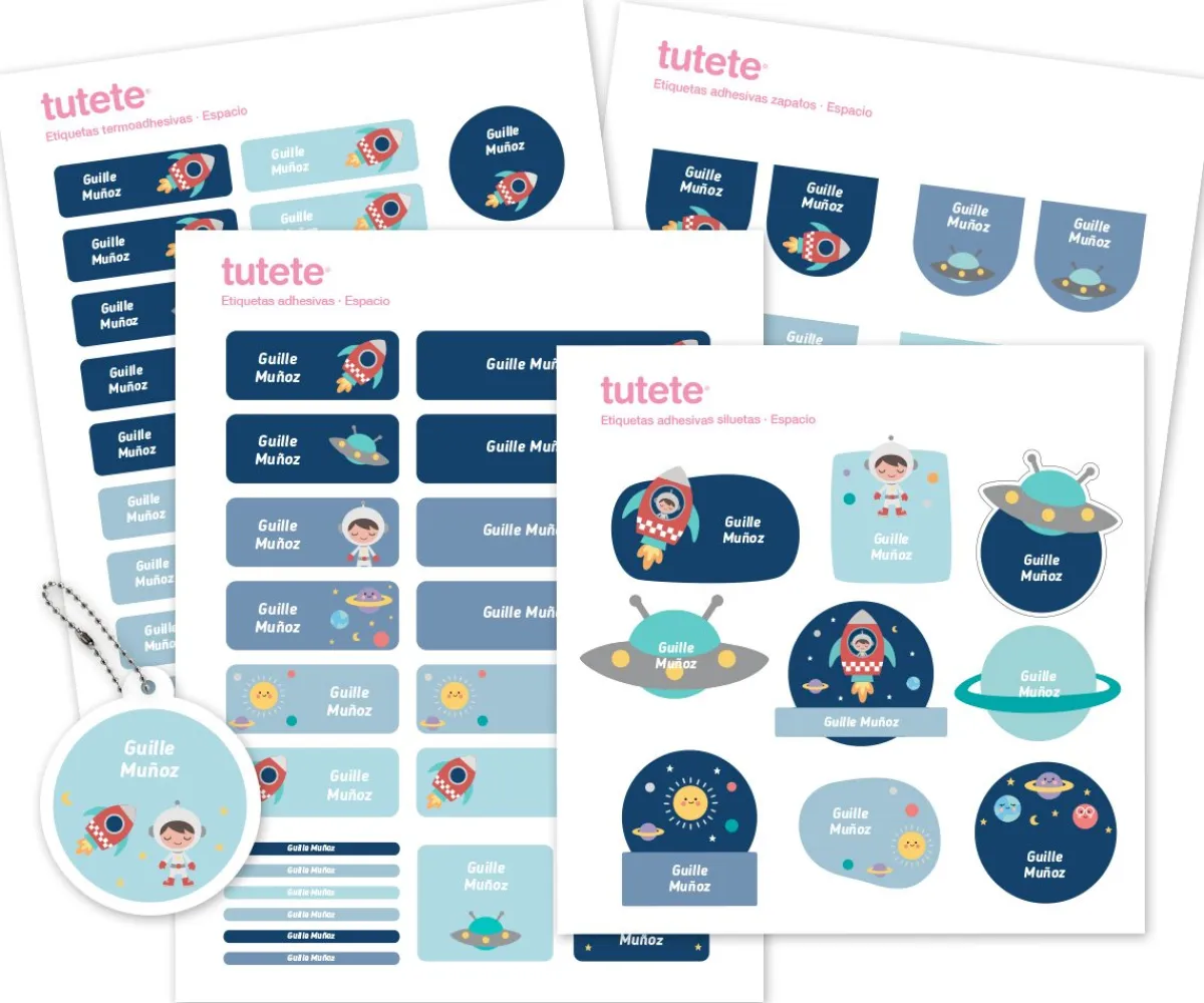 Colecciones Vuelta Al Cole^Tutete Pack Combinado Termo y Pegatinas Espacio