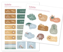 Colecciones Vuelta Al Cole^Tutete Pack Combinado Termo y Pegatinas Savannah